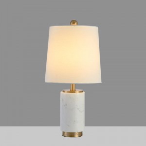 Nordic Postmodern Marble Hotel Engineering project Living Room Bedside Art Table Lamp