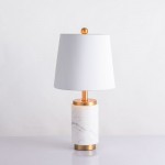 Nordic Postmodern Marble Hotel Engineering project Living Room Bedside Art Table Lamp