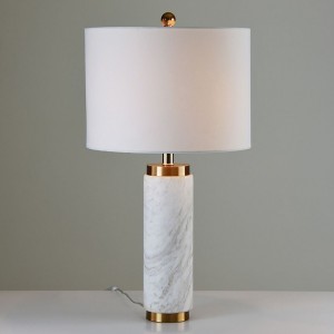 Nordic Postmodern Marble Hotel Engineering project Living Room Bedside Art Table Lamp