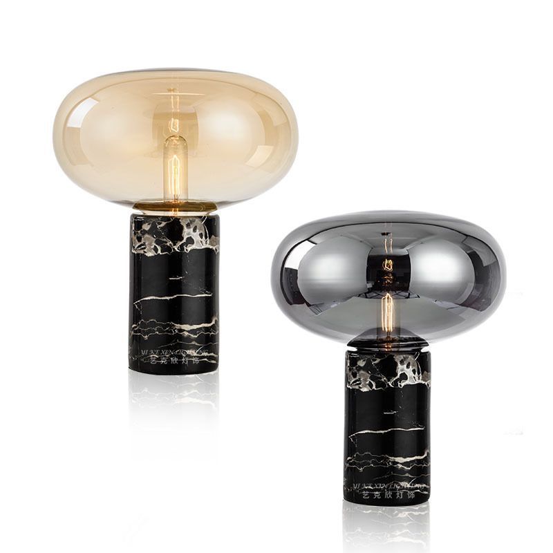 Postmodern Simple Lightweight Marble Table Lamp Designer Model Room Living Room Bedroom Bedside Table Lamp