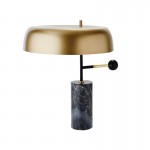 Japanese Postmodern Creative Hardware Marble Living Room Table Lamp
