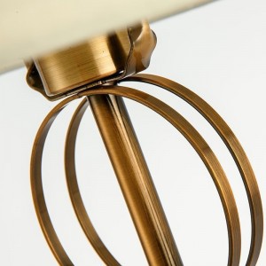 Designer's original boutique post-modern creative metal living room bedside lamp in study bedroom