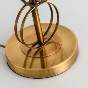 Designer's original boutique post-modern creative metal living room bedside lamp in study bedroom