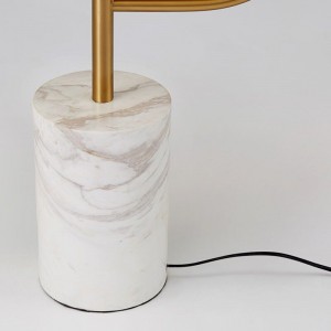 Scandinavian marble floor lamp living room tea table bedroom bedside lamp modern simple light luxury upright lamp