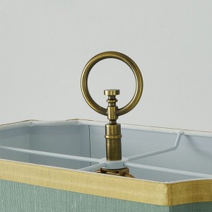 Restoration Plaid Art Creative Bronze Hotel Rooms Lights