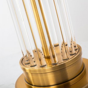 Studio Living Room Tea Table Lamp Hotel Villa Designer Model Room Post-modern Simple Creative Crystal Bedside Lamp