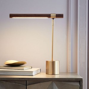 Wood-like LED desk lamp for children's study lamp ..