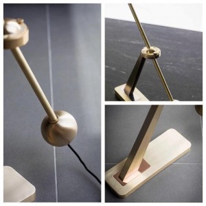 Designer's model room of study desk lamp Nordic modern light and luxurious living room bedside lamp