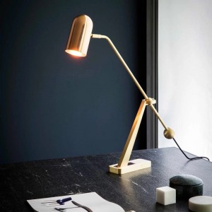 Designer's model room of study desk lamp Nordic modern light and luxurious living room bedside lamp