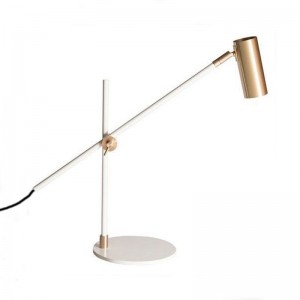 Brass Cross Modern Bedroom Bedside Nostalgia Hotel Eye Protector Desk Lamp Retro Industrial Iron Metal Engineering Lamp