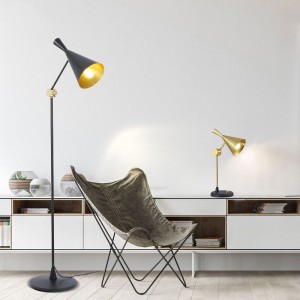 American style retro industrial style standard lamp Nordic vertical creative living room bedroom simple wedding room sofa floor lamp
