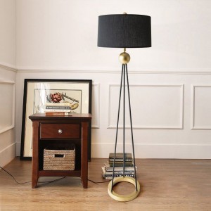 American floor lamp Living room vertical desk lamp bedside lamp modern simple creative study LED floor lamp