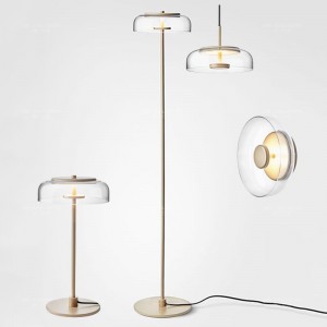 American Postmodern Creative Glass Table Lamp Bedroom Bedside Living Room Model Designer Nordic Table Lamp