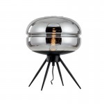 Simple American bedroom decoration four-legged glass table lamp Nordic creative model study living room art table lamp