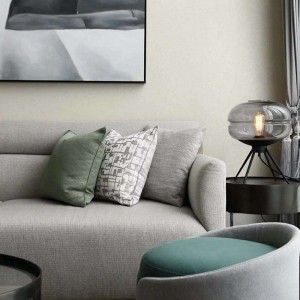 Simple American bedroom decoration four-legged glass table lamp Nordic creative model study living room art table lamp