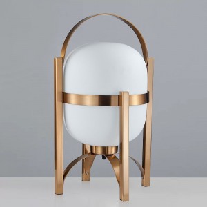 Postmodern Simple Glass Ball Bedroom Bed...