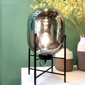 Nordic Postmodern Simple Creative Personality Living Room Bedroom Bedside Lamp Designer Glass ODA Table Lamp