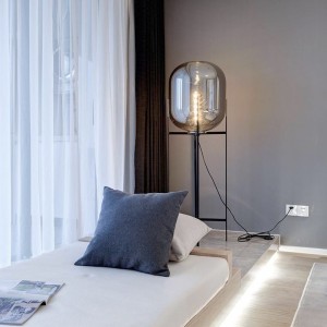 Nordic Postmodern Simple Creative Personality Living Room Bedroom Bedside Lamp Designer Glass ODA Table Lamp