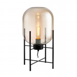 Nordic Postmodern Simple Creative Personality Living Room Bedroom Bedside Lamp Designer Glass ODA Table Lamp