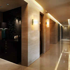 Modern LED Acrylic Sconces Wall Lighting 12W Warm White Wall Lamp for Bedroom Corridor Stairs Bathroom Indoor Lighting Fixture Not Dimmable