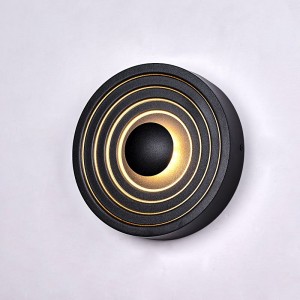 Modern home aluminium circular wall lamp 10W for bedroom
