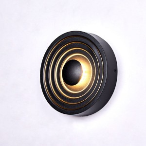 Modern home aluminium circular wall lamp 10W for bedroom