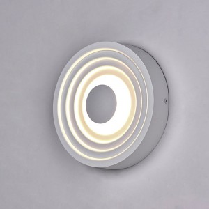 Modern home aluminium circular wall lamp 10W for bedroom