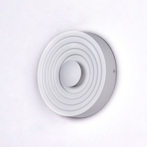 Modern home aluminium circular wall lamp 10W for bedroom