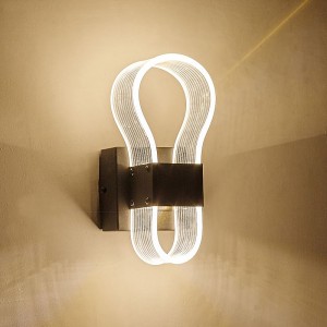 Scandinavian Luxury Creative Living Room TV Background Wall Acrylic Wall Lamp American Retro Stairway Hallway Cloakroom Lamp