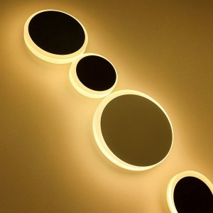 Creative Modern Simple Hardware Acrylic High-end Composite Wall Lamp