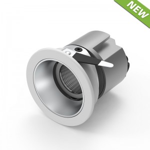 High Quality Dimmable Cob Led Recessed Ceiling Light Downlight Spotlight Square Round Anti Glare Led Down Light