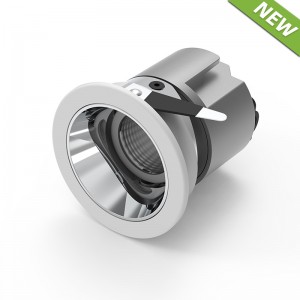 High Quality Dimmable Cob Led Recessed Ceiling Light Downlight Spotlight Square Round Anti Glare Led Down Light